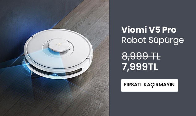 Viomi V5 Pro Robot Süpürge 7999 TL