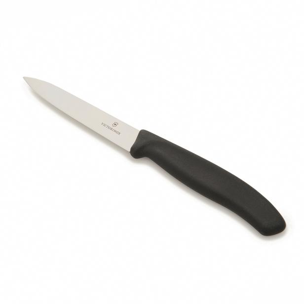  Victorinox Soyma Bıçağı - Siyah - 10 cm