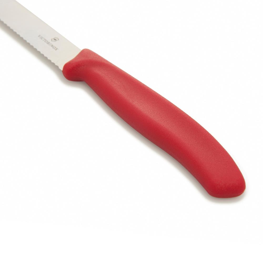 Victorinox 6.7731 Tırtıklı Soyma Bıçağı - Kırmızı/10 cm
