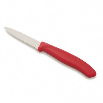 Victorinox Tırtıklı Soyma Bıçağı - Kırmızı - 8 cm