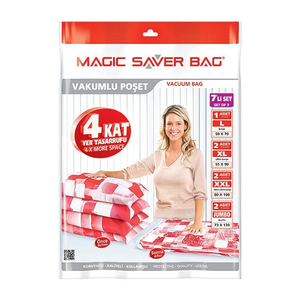 Magic Saver Bag Vakumlu 7'li Saklama Torbası