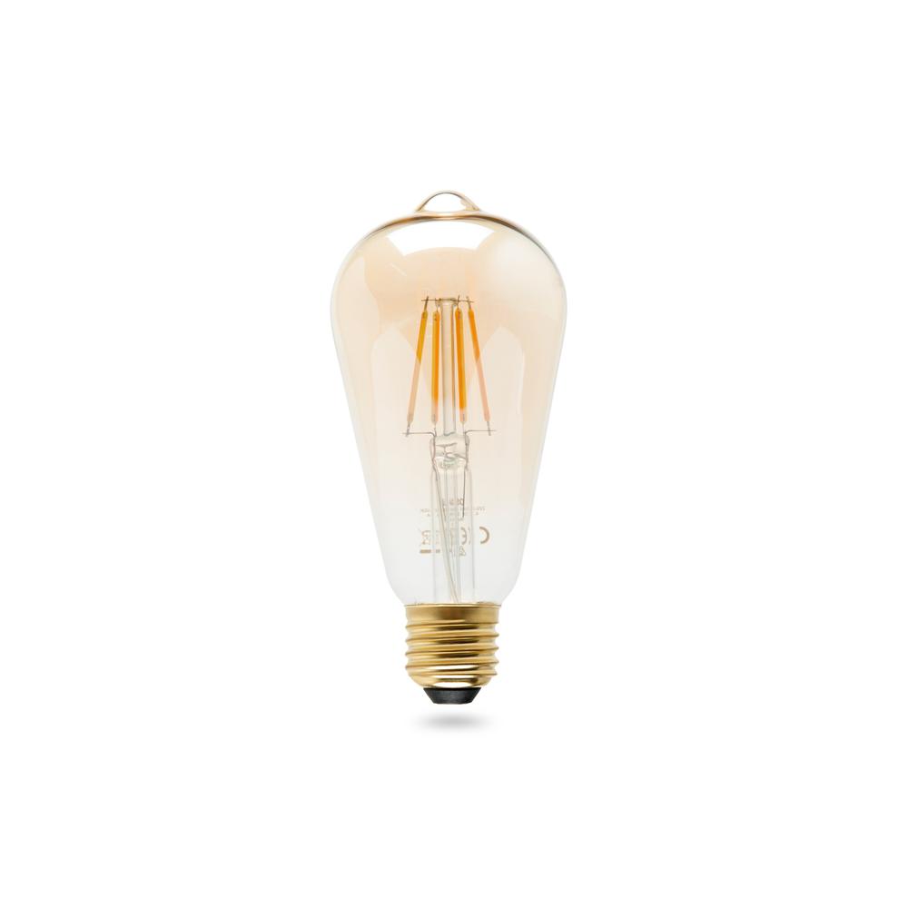 Osram St64 4W Ledvıntage Edison E27 Gold Ampul - Sarı Işık