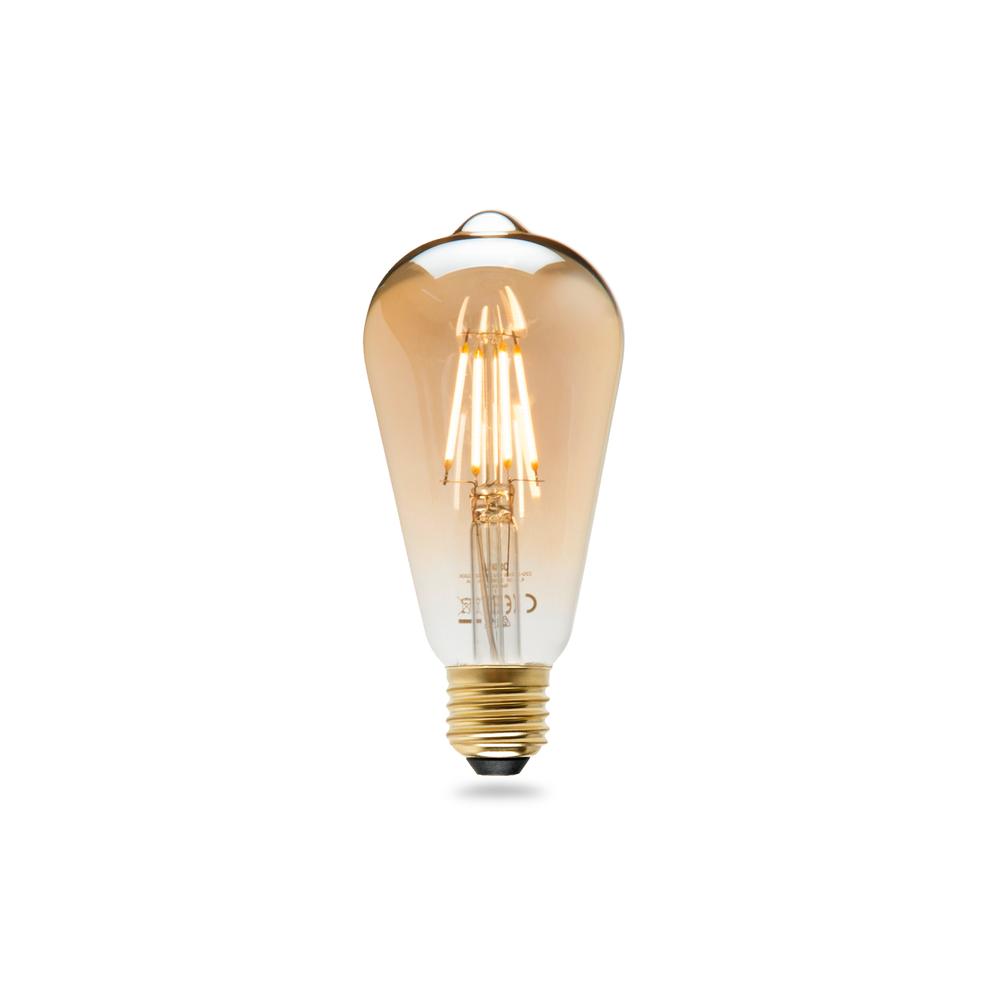  Osram St64 4W Ledvintage Edison E27 Gold Ampul - Sarı Işık
