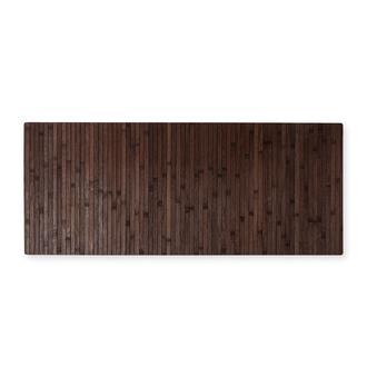 Lorin Bambu Kaymaz Tabanlı Paspas - Koyu Kahverengi - 50x120 cm