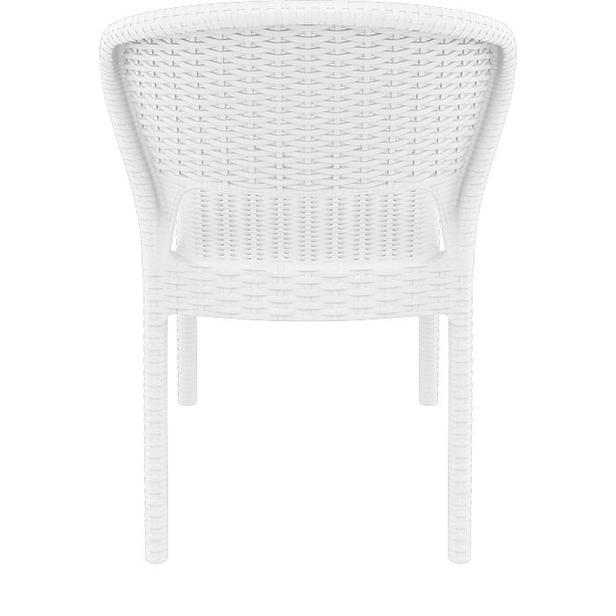  Siesta Daytona Plastik Bahçe Sandalyesi - Beyaz