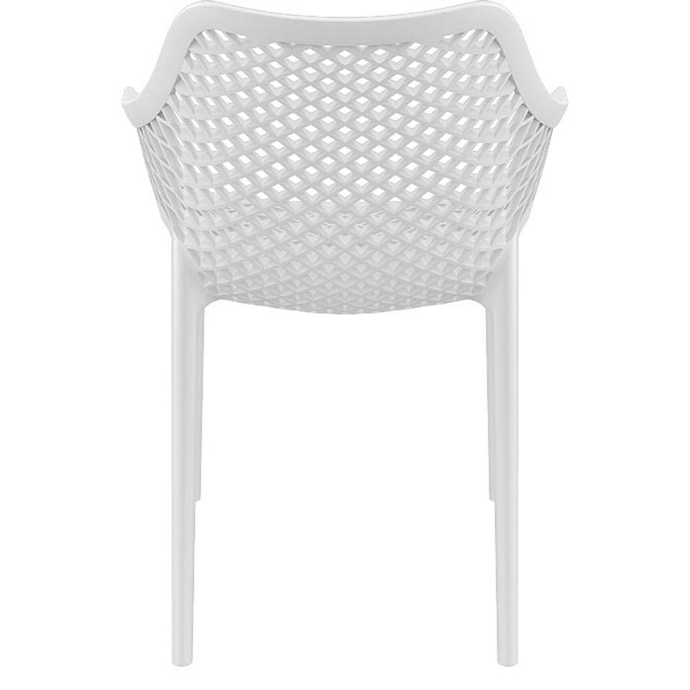  Siesta Air XL Kolçaklı Plastik Bahçe Sandalyesi - Beyaz