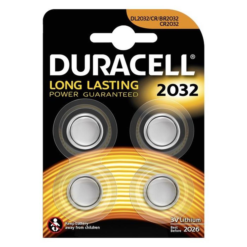  Duracell 2032 4'lü Düğme Pil - 3 Volt