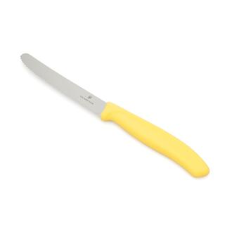 Victorinox Tırtıklı Domates ve Sosis Bıçağı - Sarı - 11 cm