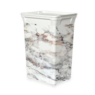 Qutu Trash Bin Marble Mutfak Çöp Kovası - 40 Litre Evidea