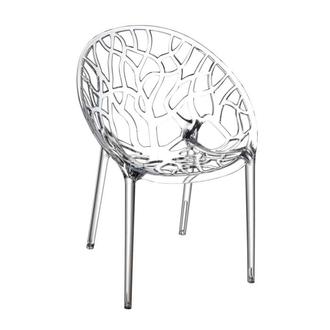 Siesta Crystal Şeffaf Plastik Sandalye - Şeffaf