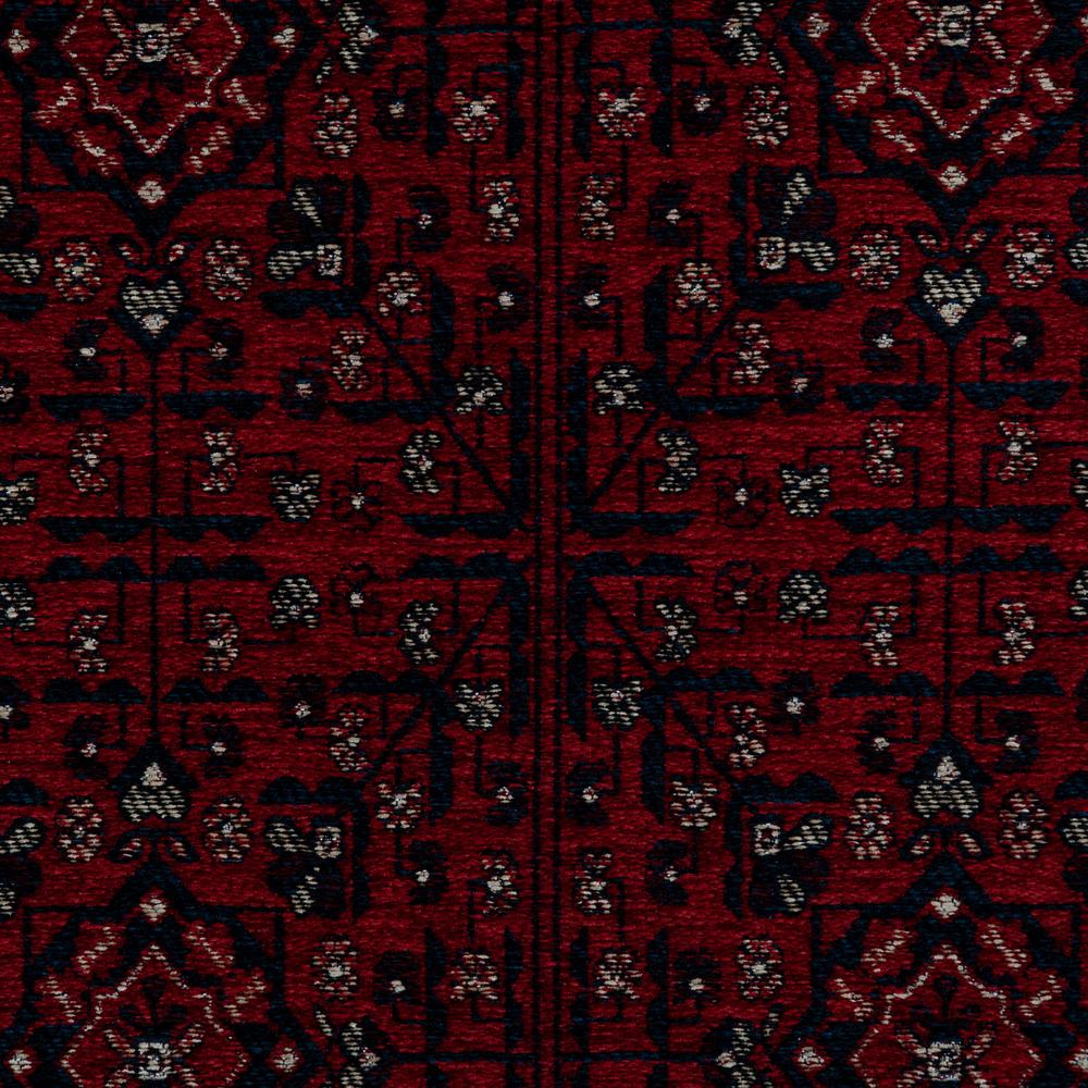  Bonart Hera Kaydırmaz Taban Afgan Halısı - Kırmızı - 120x180 cm