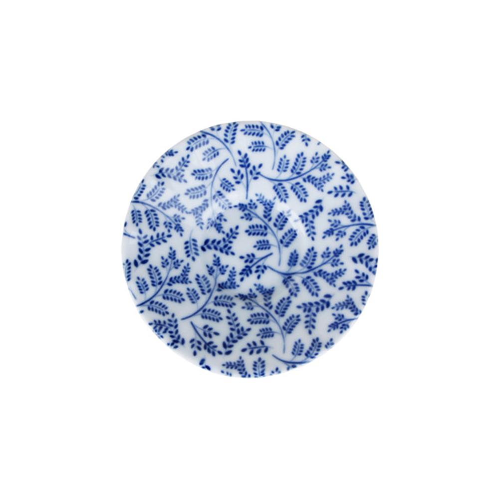  Porland Blue Desen Ergonomik Çay Tabağı - Mavi - 11 cm