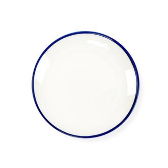 Tulu Porselen Tatlı Tabağı - Mavi - 15 cm
