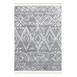  Payidar Moroccan Shaggy Halı - Gri / Beyaz - 120x180 cm
