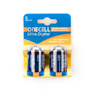 Onecell Ultra Dijital Alkalin D Boy 2'li Pil