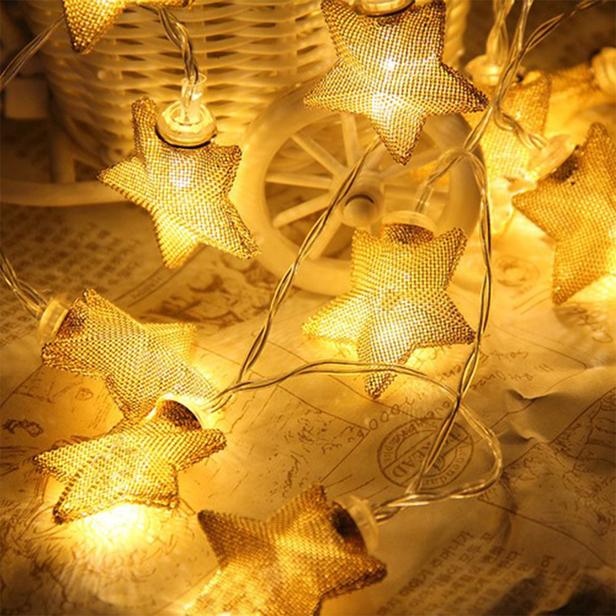  Urban Mood 10'lu Sarı Yıldız Dekoratif Led Işık