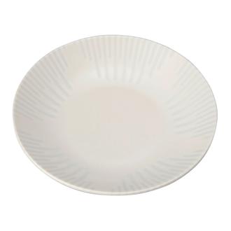 Tulu Porselen Mat Beyaz Çukur Tabak - 19 cm
