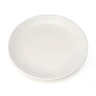 Tulu Porselen Mat Beyaz Tatlı Tabağı - 19 cm