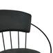  Akın Lüx Modern Metal Sandalye - Siyah