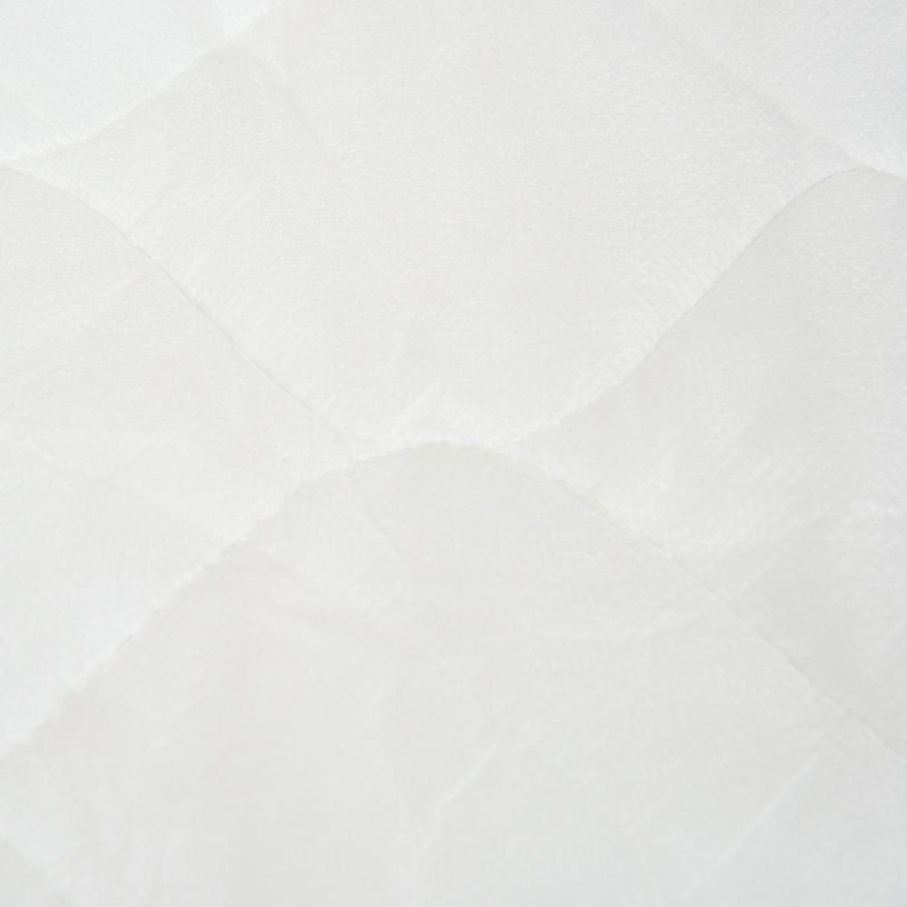  Mislina Kapitoneli Köşe Lastikli Çift Kişilik Alez - 160x200 cm, Beyaz