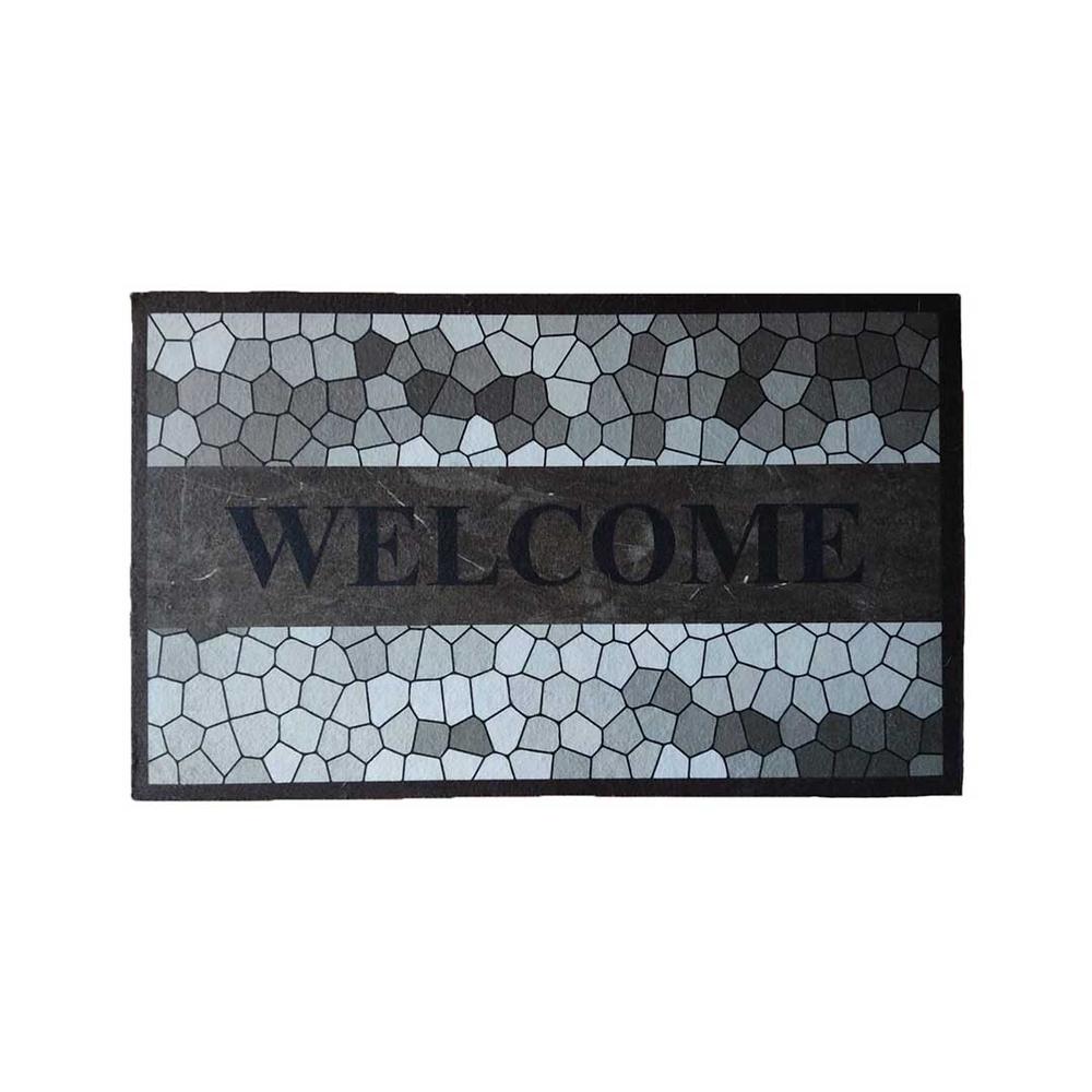  Giz Home Peppina Taş Welcome Kapı Önü Paspası - 40x60 cm