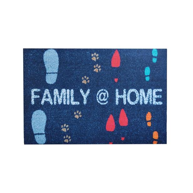  Giz Home Peppina Family Home Kapı Önü Paspası Paspası - Renkli - 40x60 cm