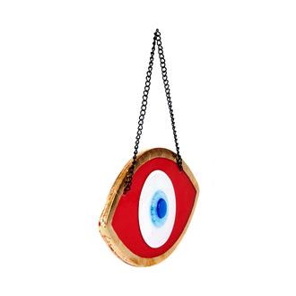 Q-Art Kırmızı Göz Nazarlık - 15 cm_1