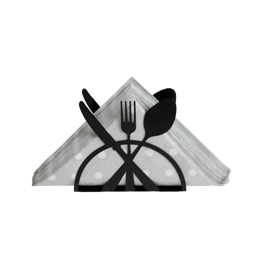  M&C Concept Kitchen Metal Peçetelik-Siyah