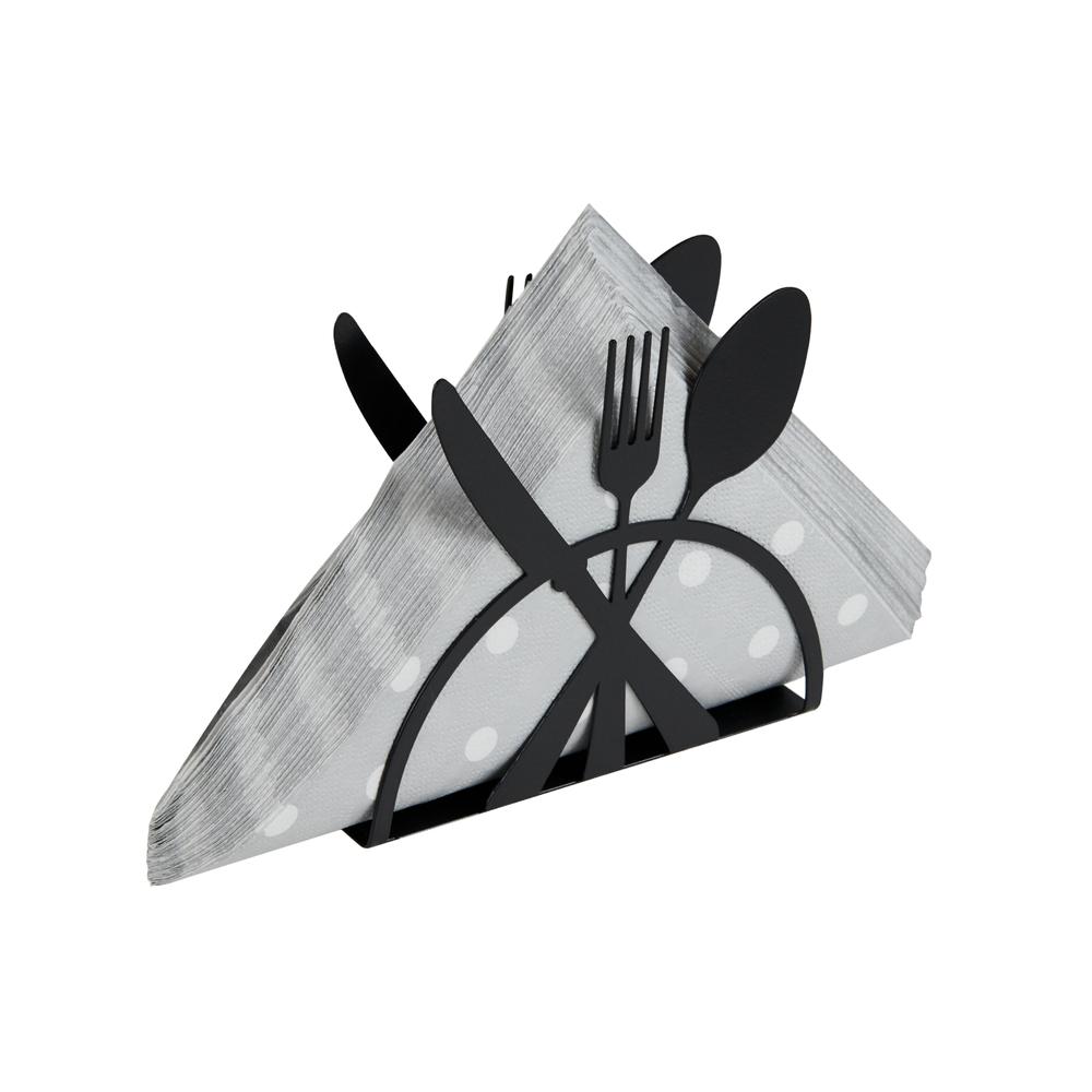  M&C Concept Kitchen Metal Peçetelik-Siyah