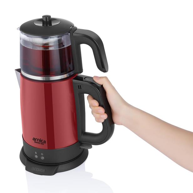  Arnıca Demli Stil Çay Makinesi - Kırmızı