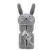  Nuvomon Tavşan Giyilebilir Çocuk Battaniye - Gri - 100x150 cm