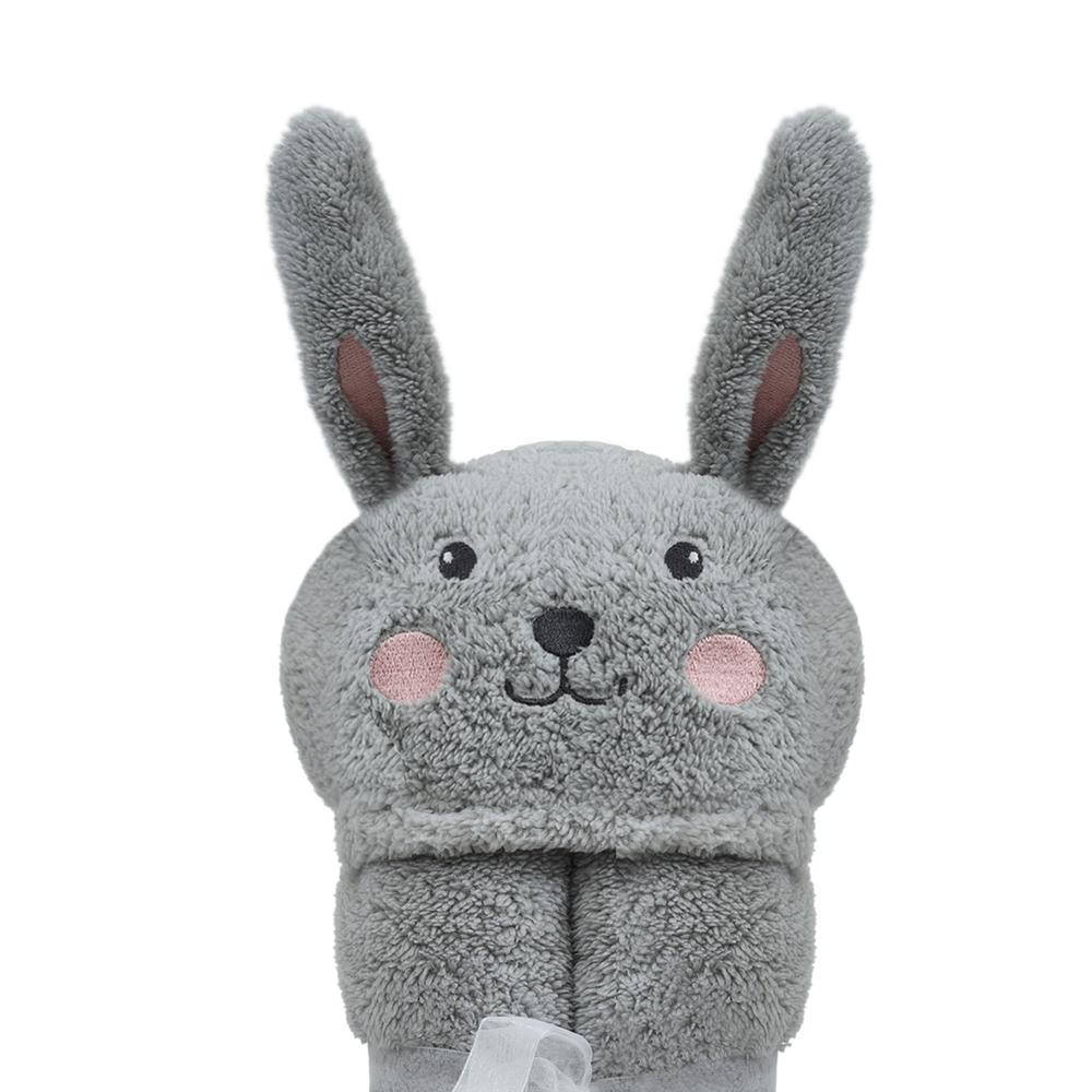  Nuvomon Tavşan Giyilebilir Çocuk Battaniye - Gri - 100x150 cm