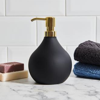 Ang Design Safir Cam Sıvı Sabunluk – Siyah