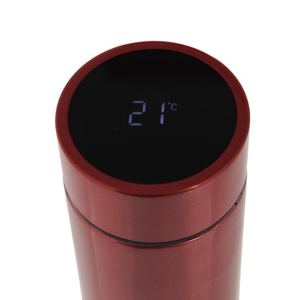  Excellent Houseware Dijital Göstergeli Termos - 450 ml - Kırmızı