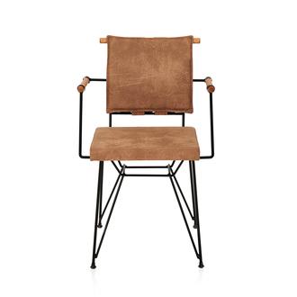 Akın Lüx Penyez Sandalye - Kahverengi