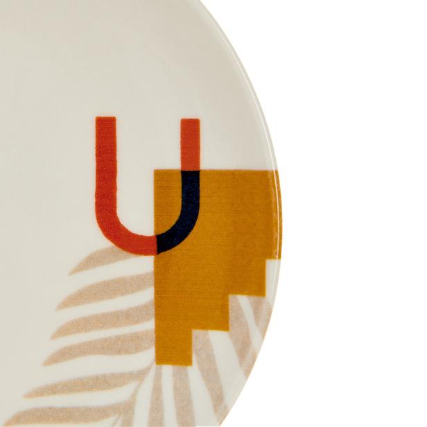  Tulu Porselen Ourense Tatlı Tabağı - 25 cm