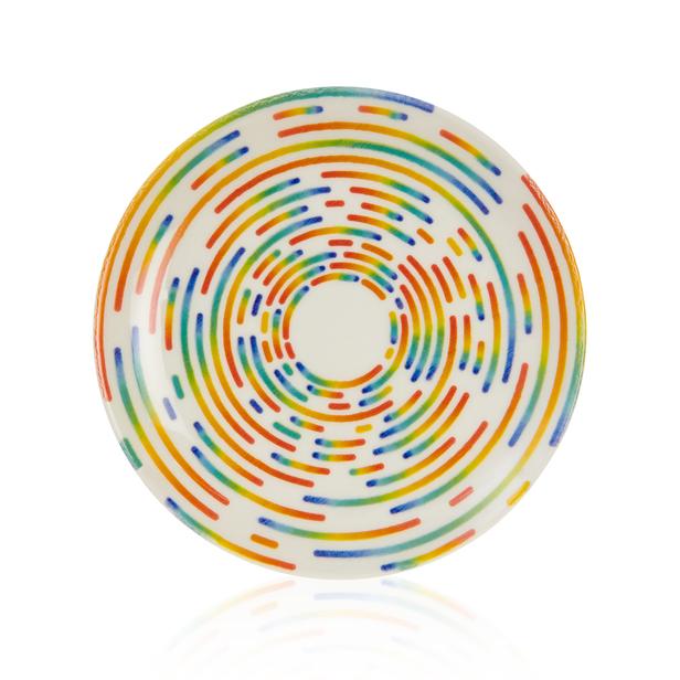  Tulu Porselen Colourful Tatlı Tabağı - 19 cm