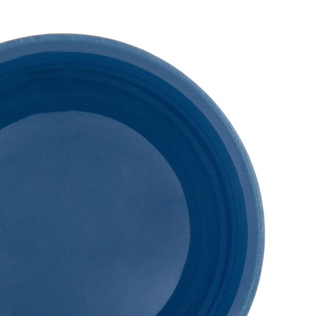  Tulu Porselen Trend Kase - Mavi - 14 cm