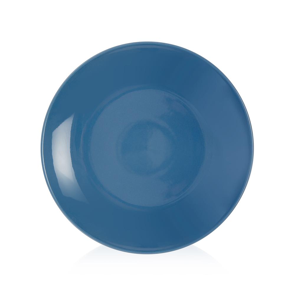  Tulu Porselen Trend Servis Tabağı - Mavi - 25 cm
