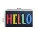  Giz Home Peppina Renkli Hello Kapı Önü Paspası Paspası 40x60 cm