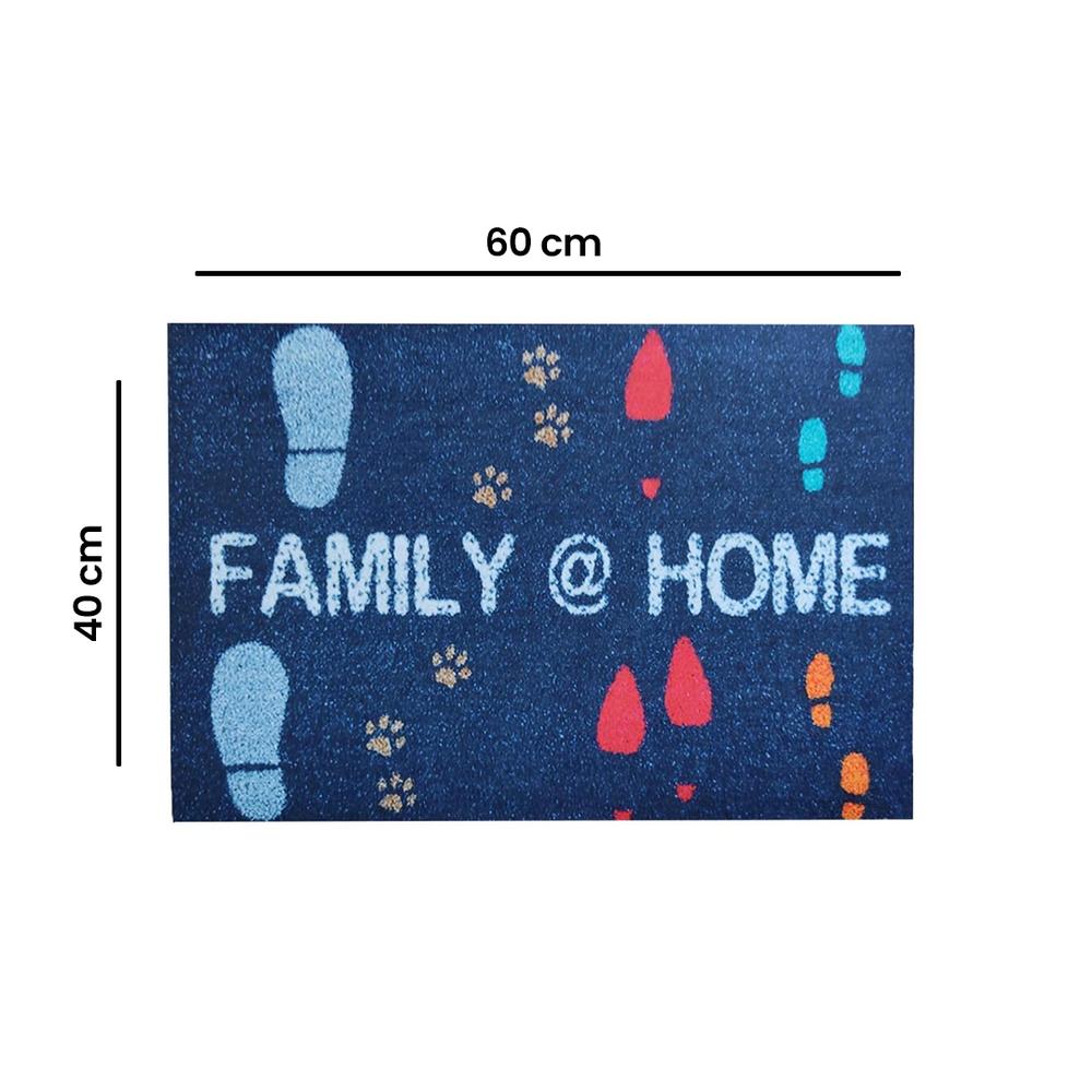  Giz Home Peppina Family Home Kapı Önü Paspası Paspası - Renkli - 40x60 cm