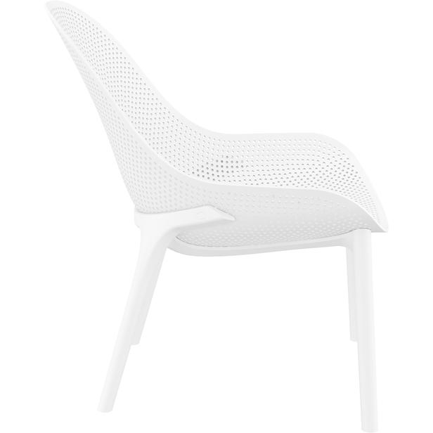  Siesta Sky Lounge Plastik Bahçe Sandalyesi - Beyaz