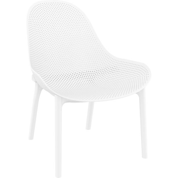  Siesta Sky Lounge Plastik Bahçe Sandalyesi - Beyaz