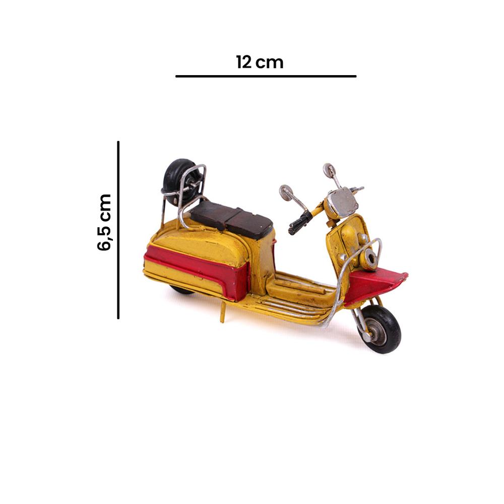 Mnk Home Metal Scooter Biblo - Sarı