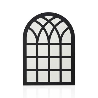 Deco&Style Pencereli Ayna - Siyah