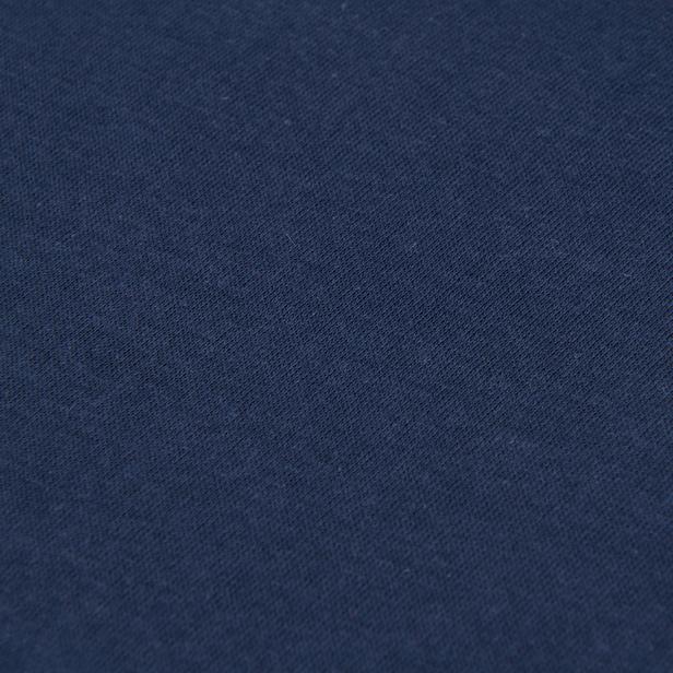  Nuvomon Çift Kişilik Pamuklu Penye Çarşaf Seti - Lacivert - 160x200 cm + 2x(50x70) cm