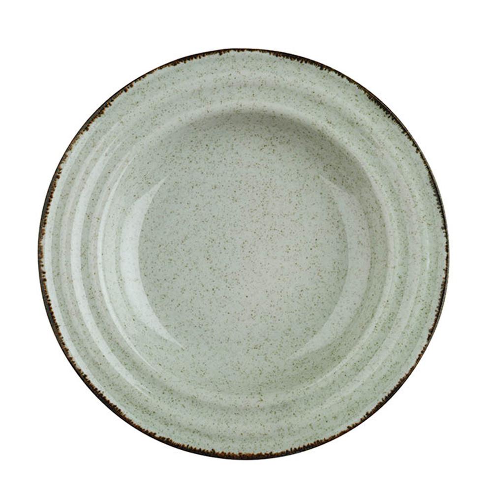  Kütahya Porselen Pearl Tuana 24 Parça Yemek Seti - Yeşil