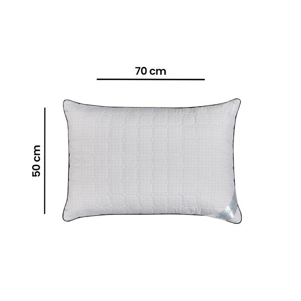  Nuvomon Anti-Stres Nano Yastık - Beyaz - 50x70 cm