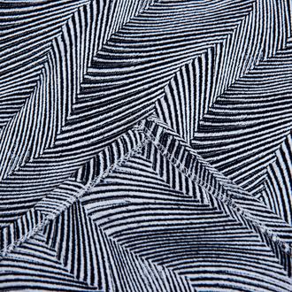Nuvomon Dalgalı Desenli Çift Kişilik Yatak Örtüsü - İndigo - 220x240 cm Evidea