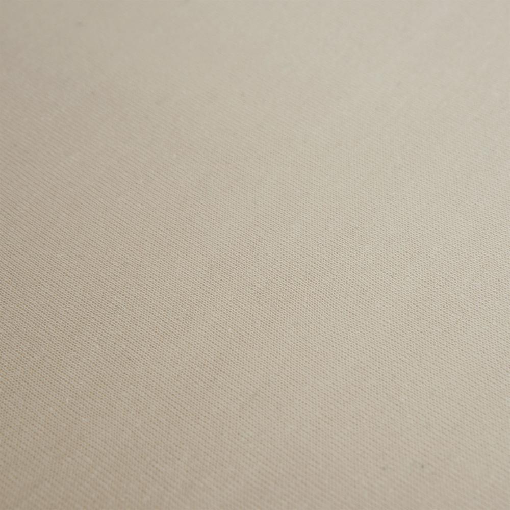  Nuvomon Çift Kişilik Penye Çarşaf Seti - Taş - 160x200 cm + 2x(50x70) cm
